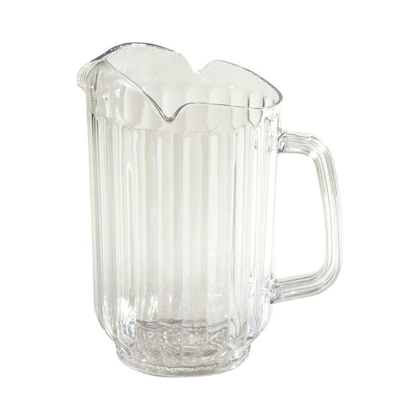 Winco Polycarbonate Water Pitcher with 3 Spouts, 60-Ounce