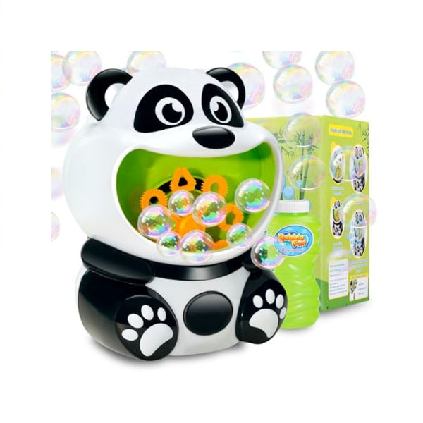 Panda Bubble Machine Automatic Dual Speed Blower 8oz