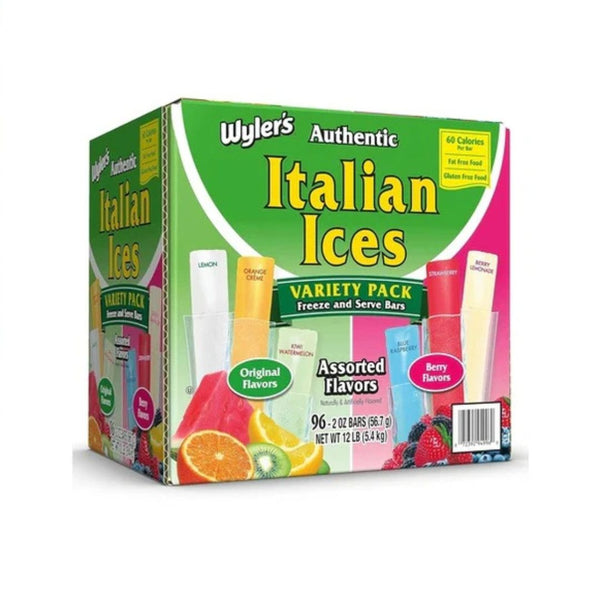 96 Wyler's Authentic Italian Ice Freezer Bars