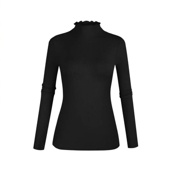 Women’s Ribbed Mock Neck Top