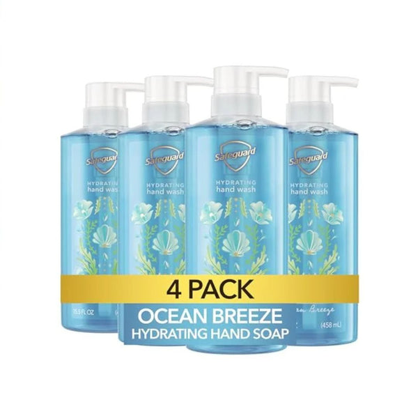 4 Pack Safeguard Micellar Hand Soap 15.5 oz