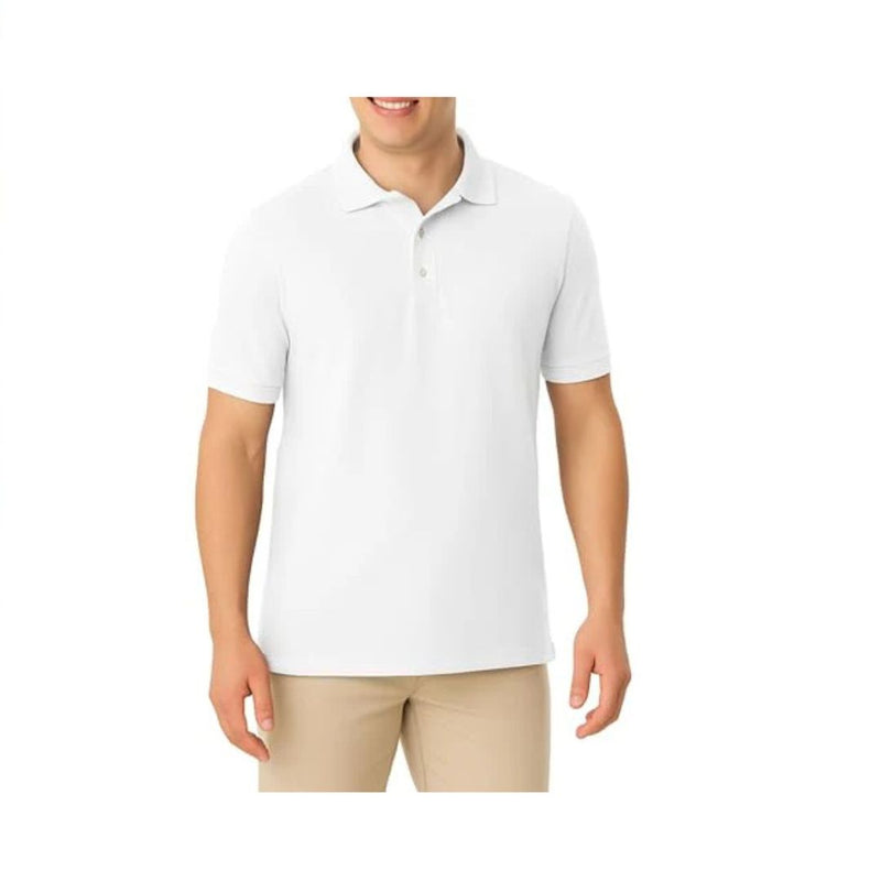 French Toast Men's Short Sleeve Pique Polo Shirt Size L