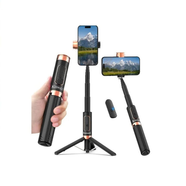 Portable Selfie Stick Tripod with Bluetooth Remote