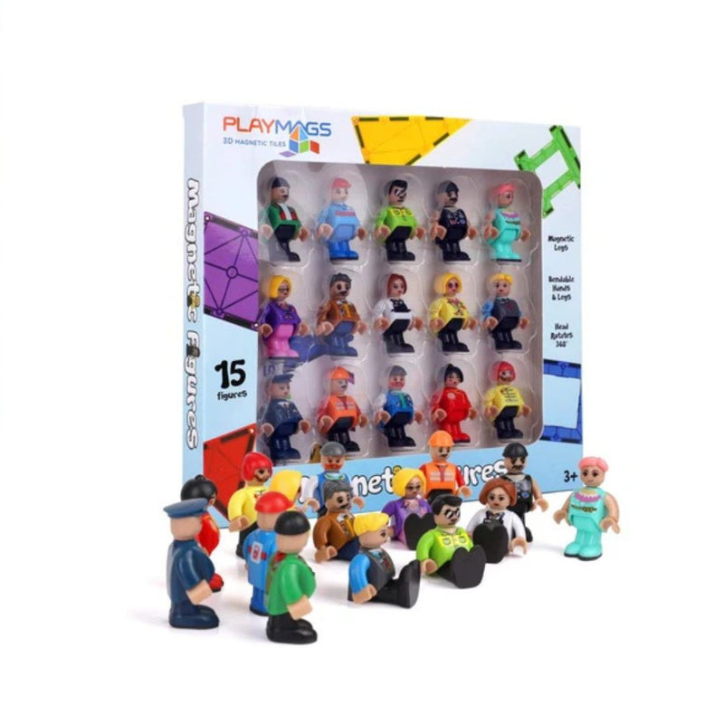 15 Playmags Magnetic Figures Community Set