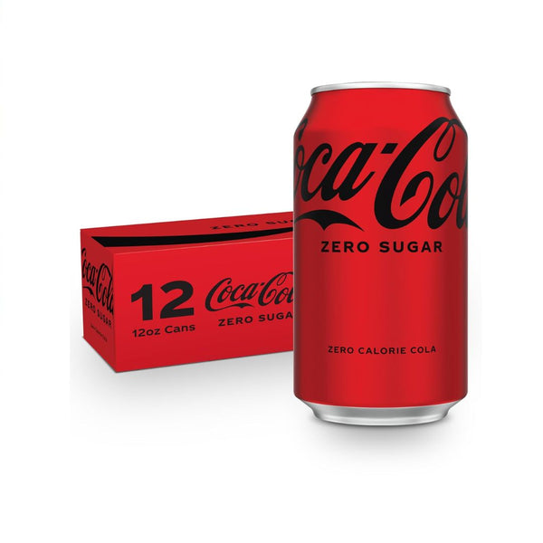 36 Cans Of Coca-Cola Zero Sugar Soda, Diet Dr Pepper, Sprite, Canada Dry Ginger Ale & More