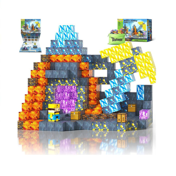 47-Piece Magnetic Building Blocks Toy Set