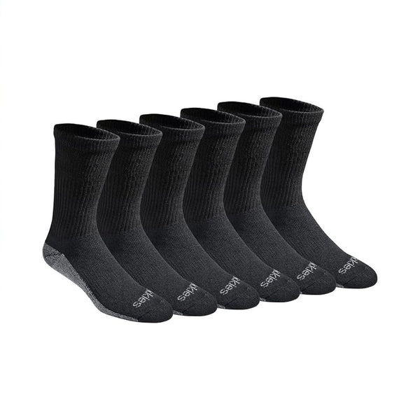 6-Pack Dickies Men's Dri-Tech Original Moisture Control Crew Socks