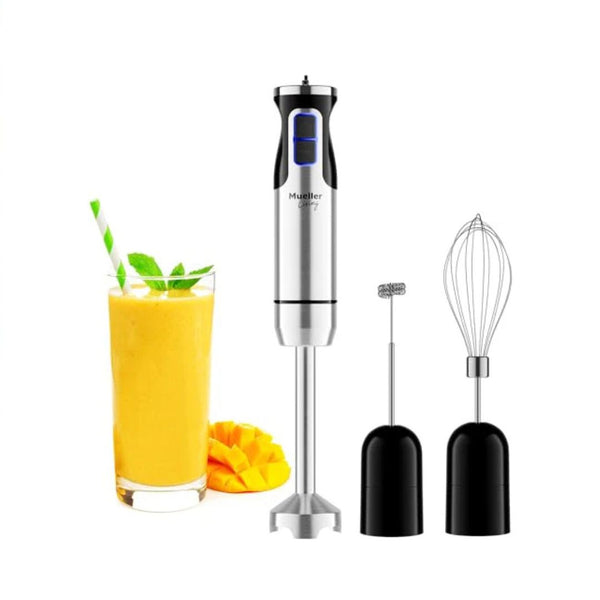 Mueller 3-in-1 Handheld Immersion Blender with 8 Speed