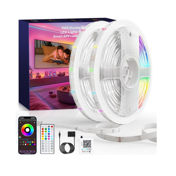 100FT Strip Lights Music Sync Color Changing