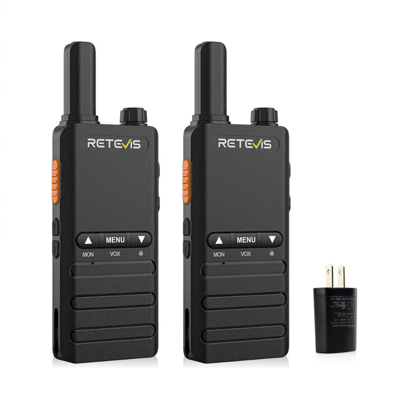 2-Pack Mini Walkie Talkies Rechargeable
