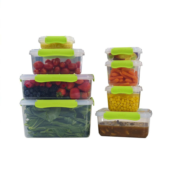 8-Piece Food Storage Containers with Real Seal Lids