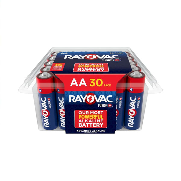 30-Pack Rayovac Fusion AA Batteries
