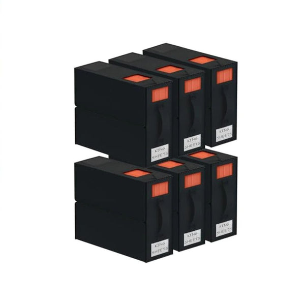 6 Pack Bed Sheet Storage Bins and Organizers