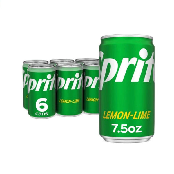 6 Mini Sprite Cans