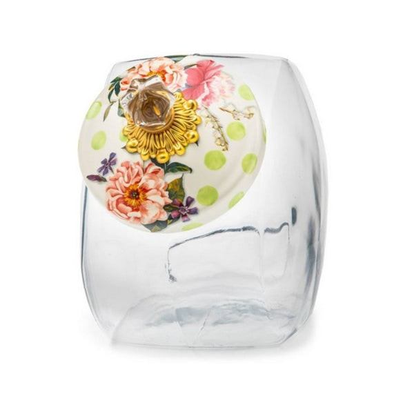 Mackenzie-Childs Floral Cookie Jar