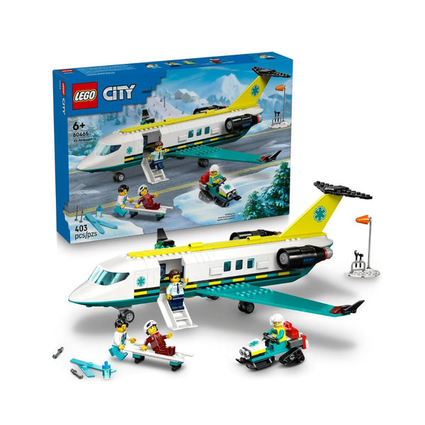 403-Pcs LEGO City Emergency Air Ambulance Airplane
