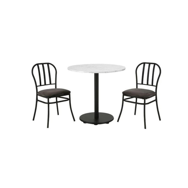 3-Piece Mainstays Marble-Top Bistro Dining Set