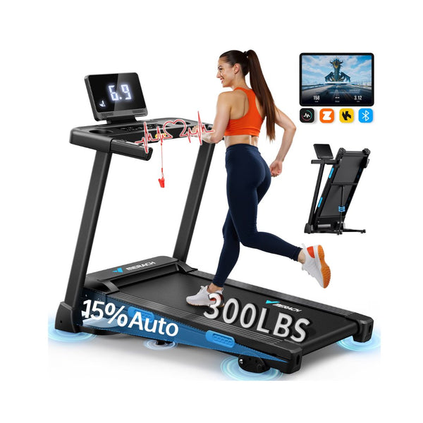 MERACH Folding Treadmill 300 lbs Capacity