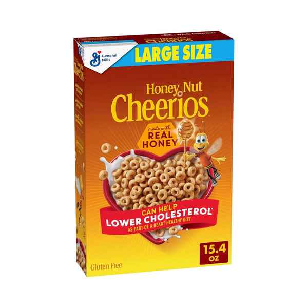 Honey Nut Cheerios, Heart Healthy Gluten Free Breakfast Cereal