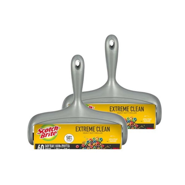 2 Scotch-Brite Large Surface Lint Rollers