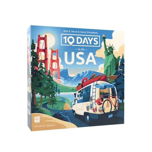 10 Days in The USA Road Trip Board Game