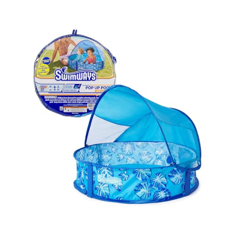 SwimWays Pop-Up Baby Pool with Canopy