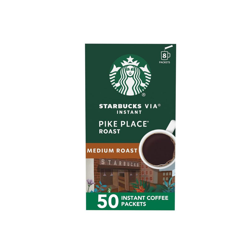 50-Pack Starbucks VIA Instant Coffee