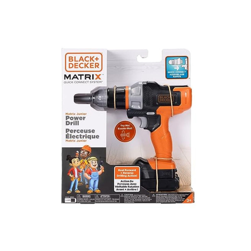 BLACK+DECKER Matrix Jr. Kids Power Drill Toy