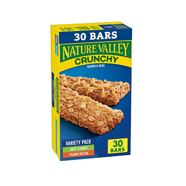 30 Count Nature Valley Crunchy Granola Bars Variety Pack