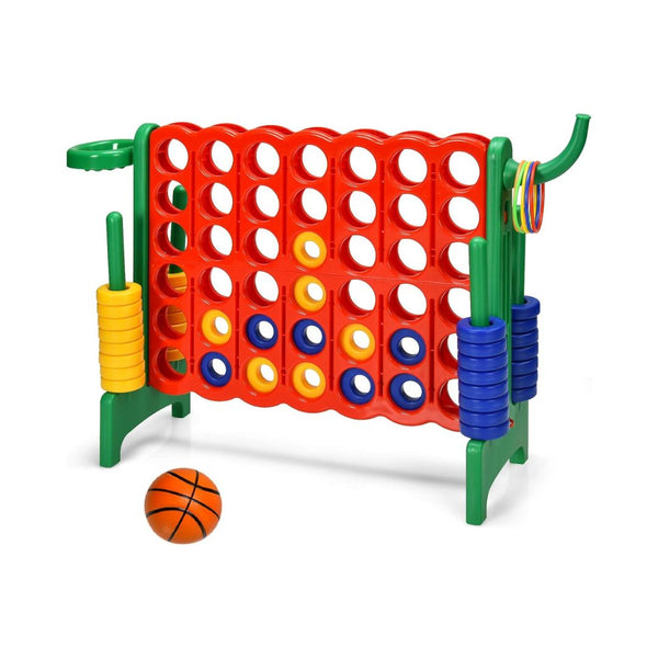 Jumbo 4-to-Score Giant Game w/ Basketball Hoop