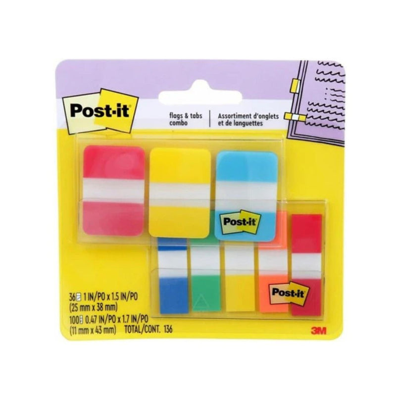 136 Post-it Flags & Tabs Combo Pack