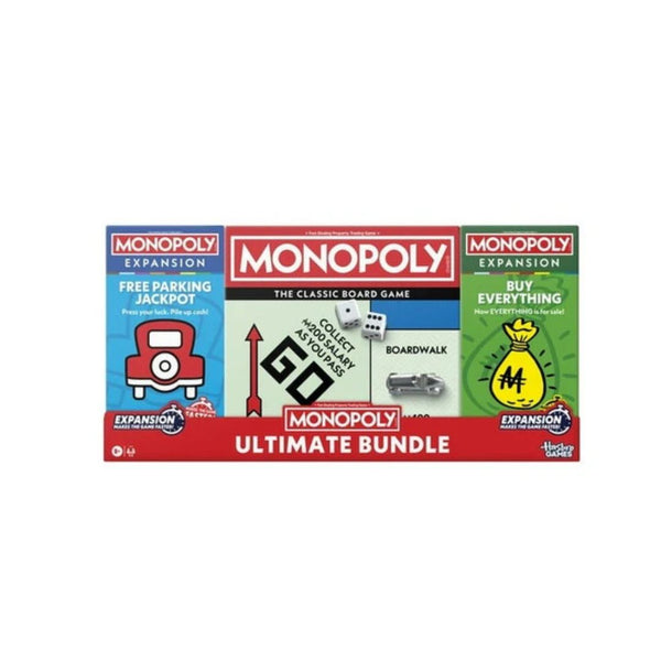 Monopoly Ultimate Bundle with Classic Game & 2 Expansion Packs