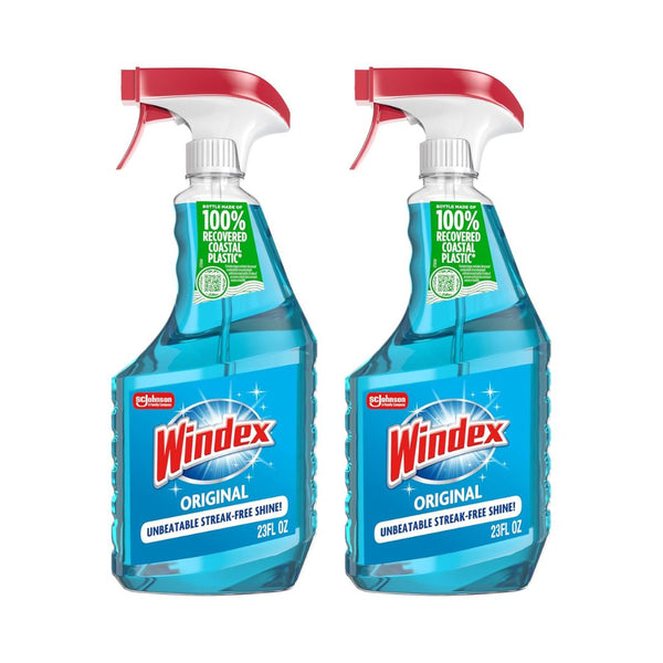 2-Pack Windex Glass and Window Cleaner Spray Bottle