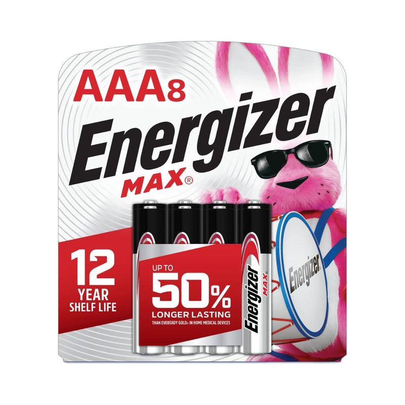8-Pack Energizer MAX AAA Batteries