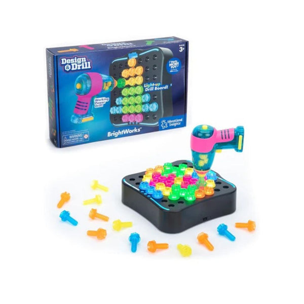 53 Piece Design & Drill STEM Brightworks Set