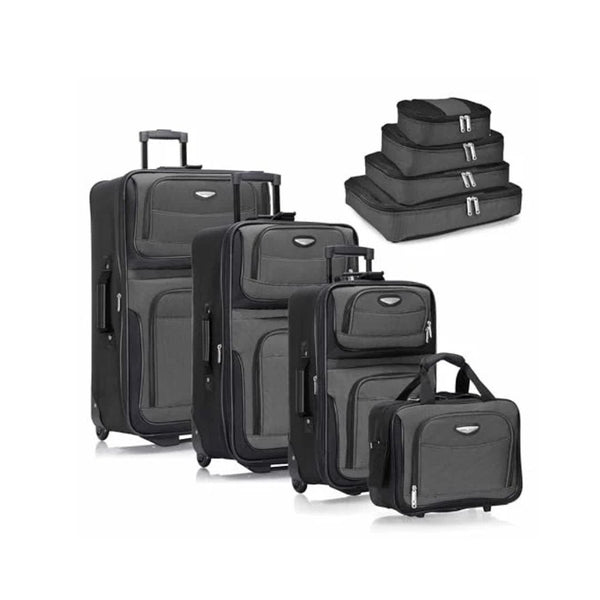 Travel Select Amsterdam 8-Piece Expandable Luggage Set