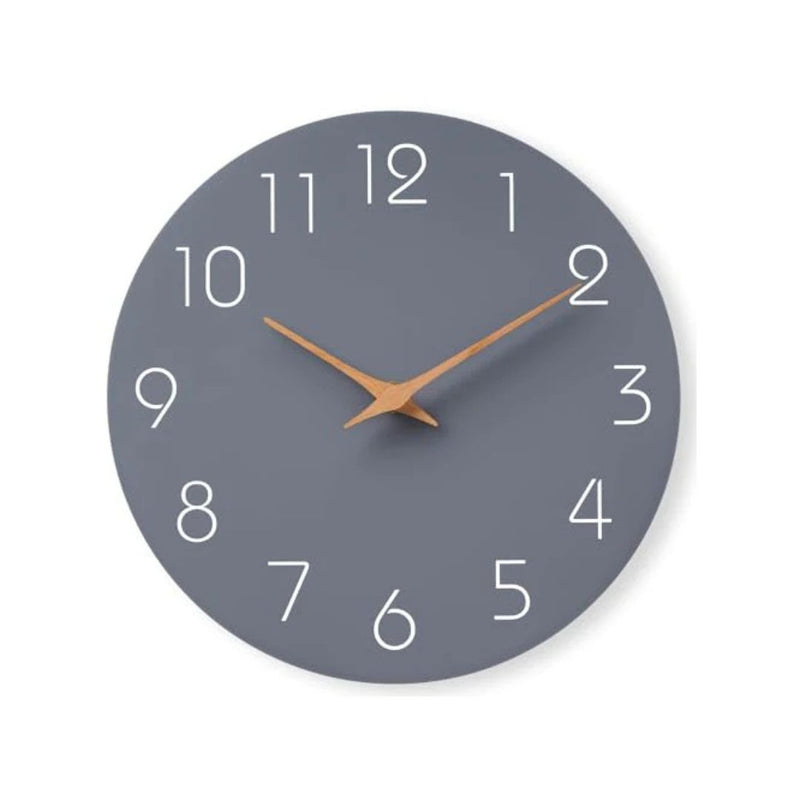 Silent 8-Inch Battery Operated Wall Clock