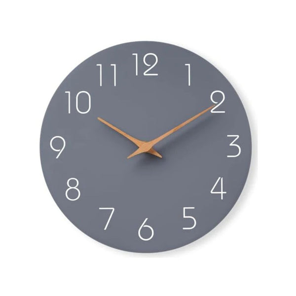 Silent 8-Inch Battery Operated Wall Clock