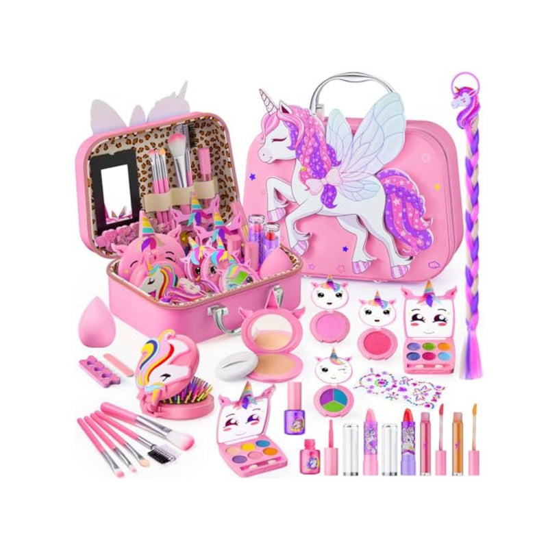 Kids Makeup Kit with Storage Case Toy Set