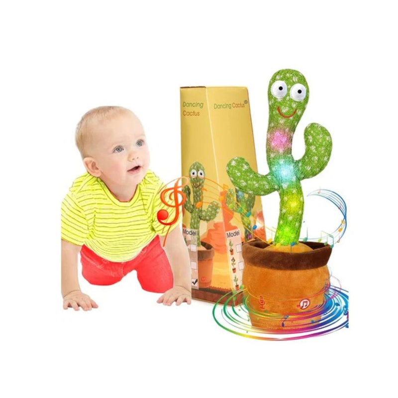 Talking Dancing Cactus Toy with LED & Voice Mimicking