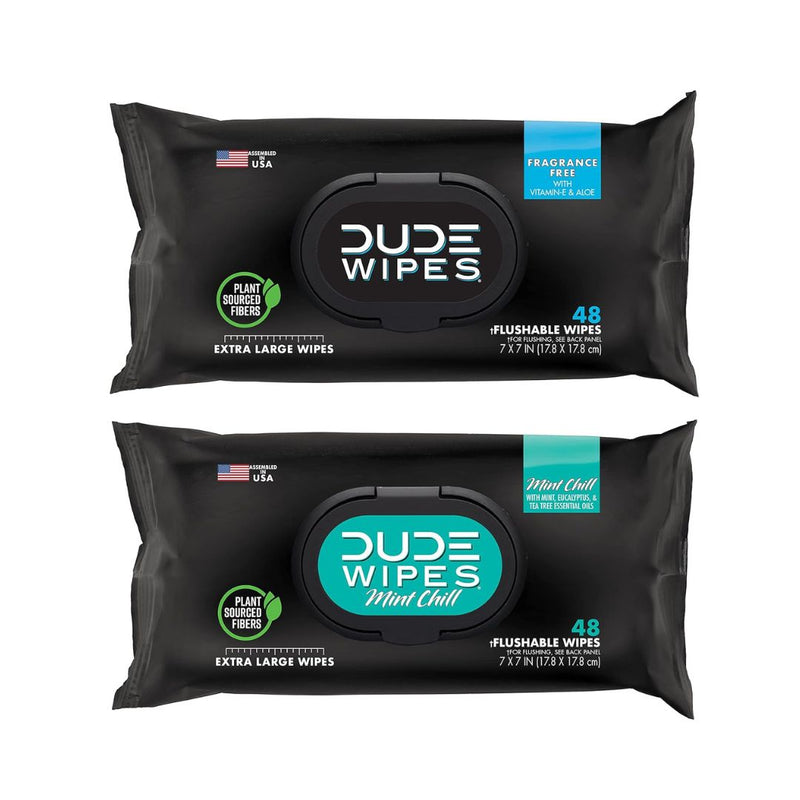 2-Pack Flushable Wipes
