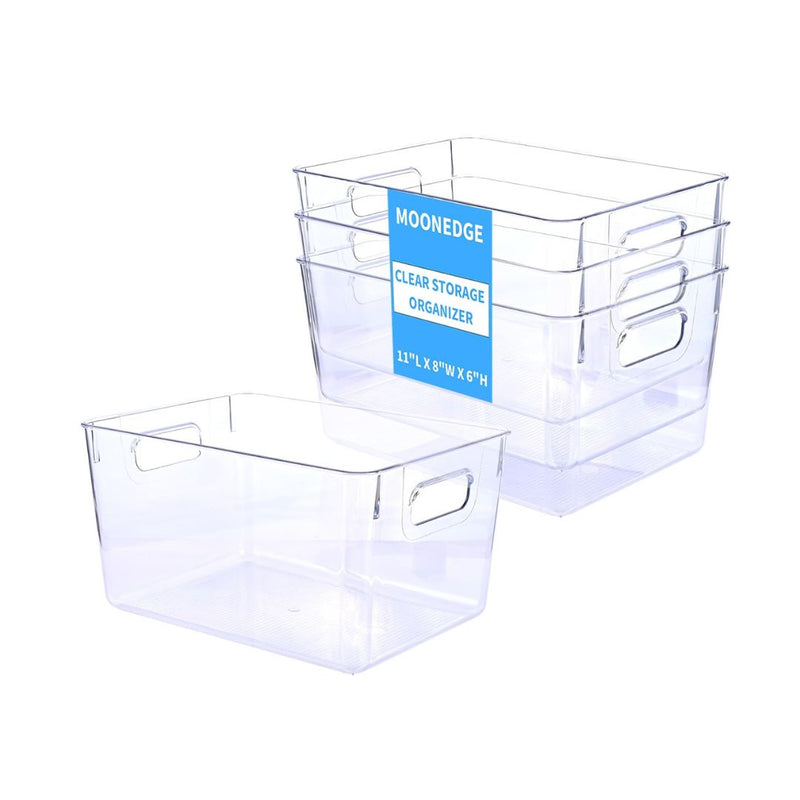 4-Pack Stackable Storage Bins