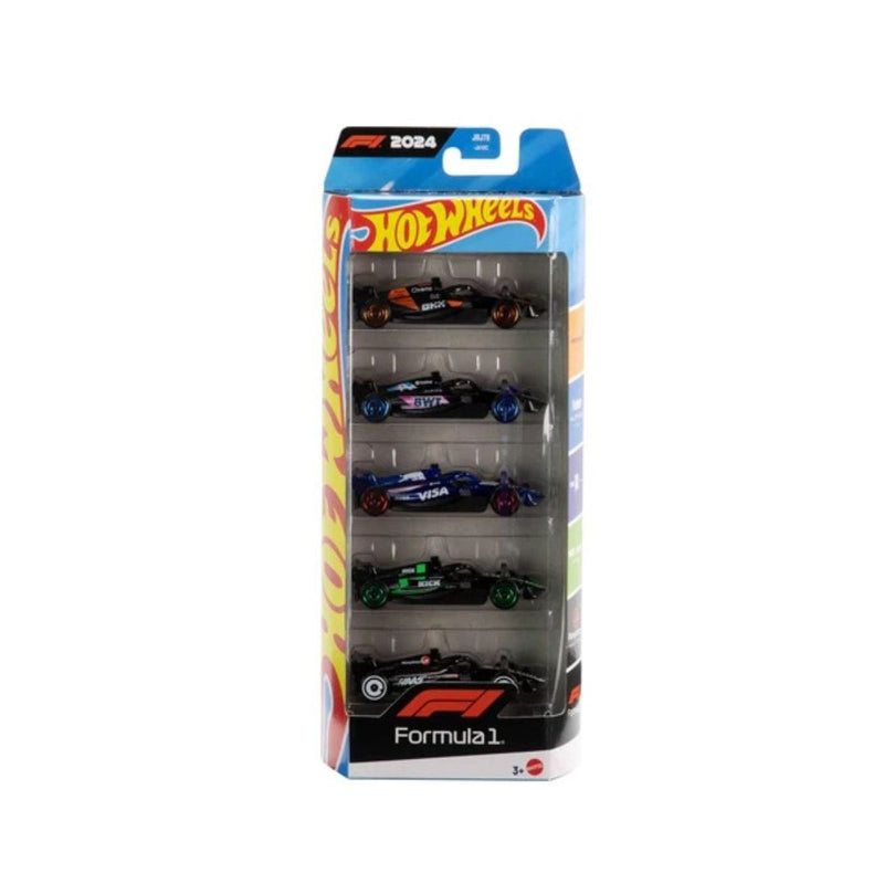 5-Pack Hot Wheels Formula 1 Die-Cast Cars
