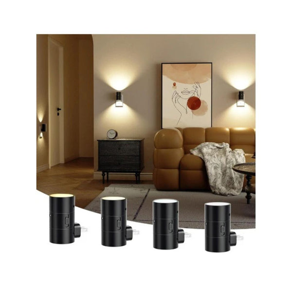 4-Pack Dimmable LED Plug-In Night Lights
