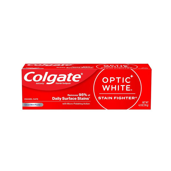 Colgate Optic White Stain Fighter Teeth Whitening Toothpaste