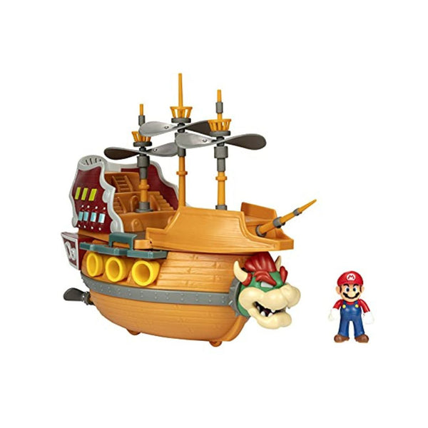 Super Mario Bowser’s Airship Playset with Mario Figure