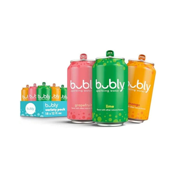 18 Pack bubly Sparkling Water Variety