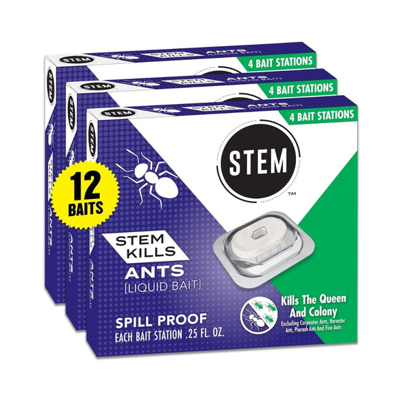 12-Count STEM Liquid Ant Baits Kills The Queen and Colony