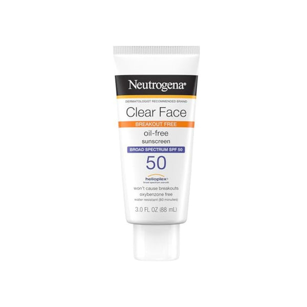 Neutrogena Clear Face Oil-Free SPF 50 Sunscreen Lotion