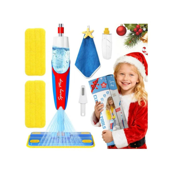 Kids Cleaning Set with Working Spray Mop